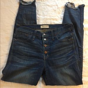 Madewell distressed jeans